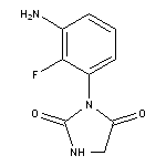 3-(3-amino-2-fluorophenyl)imidazolidine-2,4-dione