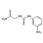 2-{[(3-aminophenyl)carbamoyl]amino}acetamide