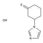 3-(1H-imidazol-1-yl)cyclohexan-1-one hydrochloride