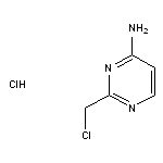 2-(chloromethyl)pyrimidin-4-amine hydrochloride