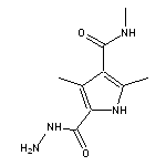 5-(hydrazinecarbonyl)-N,2,4-trimethyl-1H-pyrrole-3-carboxamide