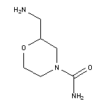 2-(aminomethyl)morpholine-4-carboxamide