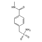 N-methyl-4-(sulfamoylmethyl)benzamide