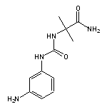 2-{[(3-aminophenyl)carbamoyl]amino}-2-methylpropanamide