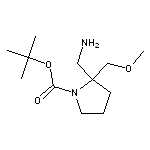 tert-butyl 2-(aminomethyl)-2-(methoxymethyl)pyrrolidine-1-carboxylate