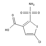 5-chloro-2-sulfamoylthiophene-3-carboxylic acid