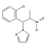 1-[1-(2-chlorophenyl)-2-nitropropyl]-1H-pyrazole