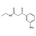 2-(3-aminobenzenesulfinyl)-N-ethylacetamide