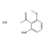 1-(2-amino-6-methoxyphenyl)ethan-1-one hydrochloride