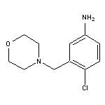 4-chloro-3-(morpholin-4-ylmethyl)aniline