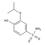 4-hydroxy-3-(propan-2-yloxy)benzene-1-sulfonamide