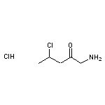 1-amino-4-chloropentan-2-one hydrochloride