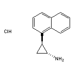 trans-2-(naphthalen-1-yl)cyclopropan-1-amine hydrochloride