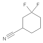 3,3-difluorocyclohexane-1-carbonitrile