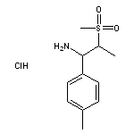 2-methanesulfonyl-1-(4-methylphenyl)propan-1-amine hydrochloride