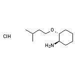 trans-2-(3-methylbutoxy)cyclohexan-1-amine hydrochloride