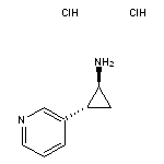 trans-2-(pyridin-3-yl)cyclopropan-1-amine dihydrochloride