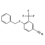 4-(benzylsulfanyl)-3-(trifluoromethyl)benzonitrile