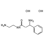 3-amino-N-(2-aminoethyl)-3-phenylpropanamide dihydrochloride