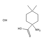 1-amino-4,4-dimethylcyclohexane-1-carboxylic acid hydrochloride