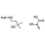 4-hydrazinyl-2-methylbutan-2-ol, oxalic acid