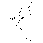 1-(4-chlorophenyl)-2-propylcyclopropan-1-amine