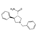 trans-1-benzyl-4-phenylpyrrolidine-3-carboxamide