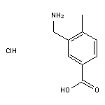 3-(aminomethyl)-4-methylbenzoic acid hydrochloride