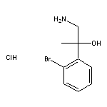 1-amino-2-(2-bromophenyl)propan-2-ol hydrochloride