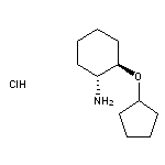 trans-2-(cyclopentyloxy)cyclohexan-1-amine hydrochloride