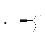 4-methylpent-1-yn-3-amine hydrochloride