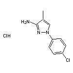 1-(4-chlorophenyl)-4-methyl-1H-pyrazol-3-amine hydrochloride