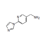 [6-(1-Imidazolyl)-3-pyridyl]methanamine