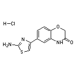 6-(2-Amino-4-thiazolyl)-2H-benzo[b][1,4]oxazin-3(4H)-one Hydrochloride