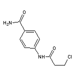 4-[(3-chloropropanoyl)amino]benzamide