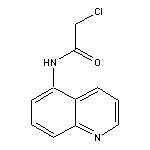 2-chloro-N-quinolin-5-ylacetamide