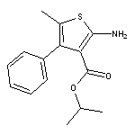 isopropyl 2-amino-5-methyl-4-phenylthiophene-3-carboxylate