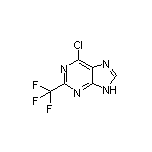 6-chloro-2-(trifluoromethyl)-9H-purine