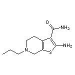 2-amino-6-propyl-4H,5H,6H,7H-thieno[2,3-c]pyridine-3-carboxamide