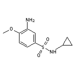 3-amino-N-cyclopropyl-4-methoxybenzenesulfonamide