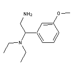 N-[2-amino-1-(3-methoxyphenyl)ethyl]-N,N-diethylamine