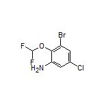 3-bromo-5-chloro-2-(difluoromethoxy)aniline