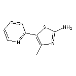 4-methyl-5-pyridin-2-yl-1,3-thiazol-2-amine