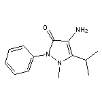 4-amino-5-isopropyl-1-methyl-2-phenyl-1,2-dihydro-3H-pyrazol-3-one