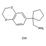 [1-(2,3-dihydro-1,4-benzodioxin-6-yl)cyclopentyl]methylamine hydrochloride