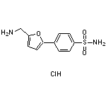 4-[5-(aminomethyl)-2-furyl]benzenesulfonamide hydrochloride