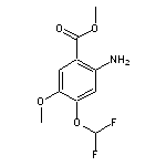 methyl 2-amino-4-(difluoromethoxy)-5-methoxybenzoate