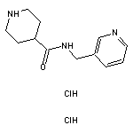 N-(pyridin-3-ylmethyl)piperidine-4-carboxamide dihydrochloride