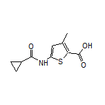 5-(Cyclopropanecarboxamido)-3-methylthiophene-2-carboxylic Acid