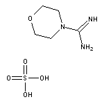 sulfuric acid compound with morpholine-4-carboximidamide (1:1)